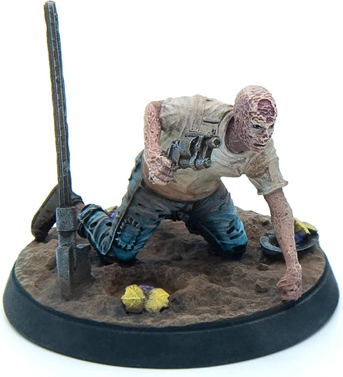Fallout Wasteland Warfare: Survivors - Ghoul Settlers (The Slog) - 6 Unpainted Resin Miniatures, 32MM Scale Figures
