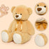 Tezituor 52'' Big Teddy Bear, Light Brown Giant Stuffed Animal Plush, Soft Gifts for Valentine, Christmas, Birthday.