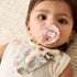 Pack 2 Itzy Ritzy Fabric Pacifier Strap Universal Pacifier Clip Attaches to Clothing, Strollers & Bags - Keeps