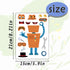 DaiUni 24 8.27''5.9'' Sheets Make Your Own Robot Stickers for Kids Toddlers, Make a Face Stickers for Kids Party Favors