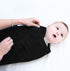 Baby Swaddle Blankets, Soft and Cozy Organic Cotton Black Swaddle Wrap, Receiving Blankets for Baby Girl Boy, 0-3 Months