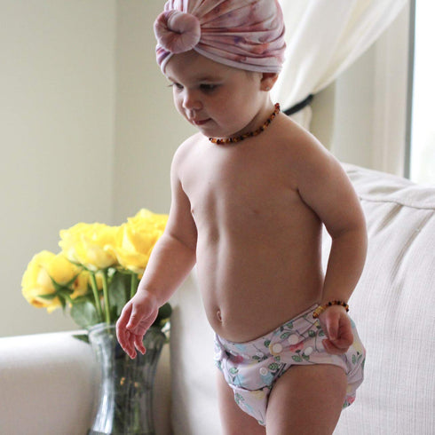 6 Pack 12 ALVA Cloth Diaper with Inserts One Size Adjustable Washable Reusable Diaper Cover for Baby Girls and Boys