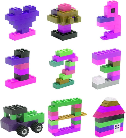 Classic Building Bricks Set, 1500 Pieces Bulk Small Blocks, Basic Building Blocks Compatible with All Major Brands