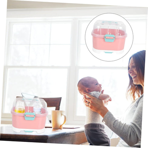 Yardwe Baby Bottle Drying Rack Organizer for Newborn Bottles and Accessories