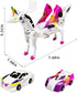2-Pack, 3-12 Magnetic Collision Transforming Unicorn Car Toys Transformer Cars that Crash into a Unicorn, Gift