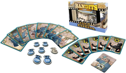Colt Express Doc BANDIT PACK - Mini-Expansion! Wild West Adventure Game for Ages 10+, 2-6 Players