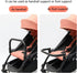 jojobasec Pram Infant Pushchair Armrest Bumper Baby Stroller with Adjust Angles Stroller Accessories
