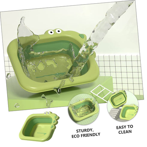 Wash Basin Stuff for Newborn, Portable Bath Basin for Babies, Collapsible Infant Wash Basin