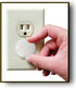 Electrical Outlet Safety Caps for Childproofing, Baby Cover Plugs and Draft Insulation Pack (16 Caps + 10 Gaskets)