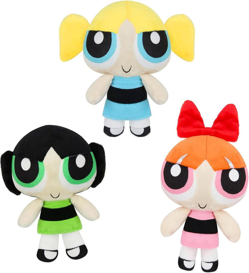 3Pcs 22cm/8inch Movie Cartoon Police Girl Plush Stuffed Doll, Anime Figure Toys for Kids Birthday Gifts