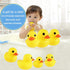 Yellow Rubber Ducks, 7pcs Large Bath Toys for Baby Shower Infants Kids Toddler Party Decoration