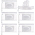 Susimond 6pcs Portable Wet Wipe Dispenser, Refillable Eco-Friendly Holder for Baby Wipes, Travel Container for Strollers