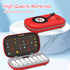 LYRZMY 3 4 5 6 Kids Mini Piano Toy, BPA-Free Light Up Keyboard, Portable Travel Learning Toys for Toddlers, Music