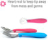 Elk and Friends Kids Silverware with Silicone Handle | Safe Flatware for Children | Toddler Utensils | Baby Spoons +