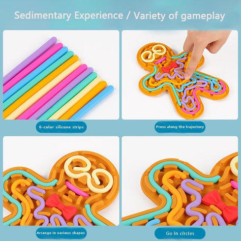 Generic Set, Premium Safe Silicone Baby Daily Care Early Education Sensory Toy with Waterproof Feeding Bib