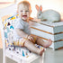gxtvo Toddler Booster Seat for Dining Table, Chair Increasing Cushion for Baby Kids, Washable Thick Chair Seat Pad Mat