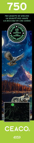 Ceaco Glow in The Dark Jigsaw Puzzle, The Beauty of Wolves, 750 Piece Puzzle for Adults