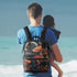 Hsnar Backpack Moon Mushroom Waterproof Diaper Bag Large Capacity Baby Bag with Stroller Straps, Multi-Pocket Diaper