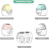 PDFans 4pcs Mommed S21/S19/S18 Duckbill Valve Wearable Breast Pump Replacement Parts Compatible with Electric Electric