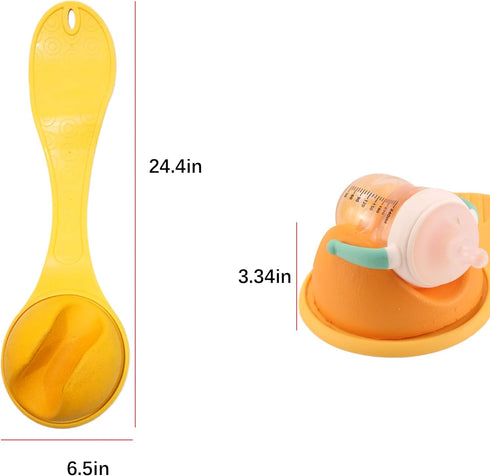 qczoyp Baby Bottle Holder Hands Free: Baby Bottle Holder Rack for Dad, Anti-Shedding and Anti-Slip Babys Bottle Rack