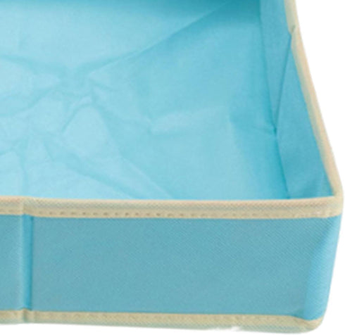 DuskHaven 60cmx60cm Children's Play Mat, Easy to Carry, Large, Thick, Portable, Easy to Clean, Blue