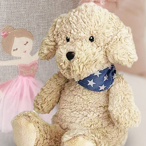 MON AMI Bentley The Puppy Heated Stuffed Animal, 11", Microwavable Lavender Scented Plush Toy