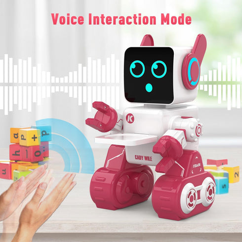 Programming zechuan Robot Toy for Kids, Remote Control Intelligent RC Robot, Suitable for Music, Dancing, Talk, Play