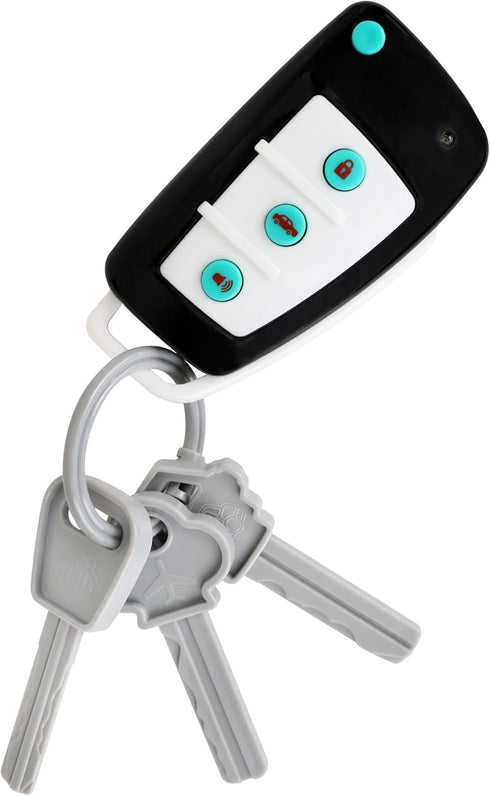 Toy Car Keys, Real Looking Play Toddler Remote Car Key with Lights and Sound Effects for Boys Girls Age 3+