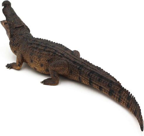 Gemini&Genius Giant Crocodile Toy: Large 15" Realistic Alligator Action Figure Toy for Kids or Animal Collectors
