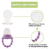 WeeSprout Silicone Baby Food Feeders + Freezer Tray Set of 2, Safe Food Introduction, Teething Toys, Dishwasher Safe
