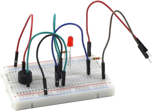 BusBoard Prototype Systems Junior Genius Kits, Blinky Lights Expansion #3, Buzzer & Buttons