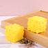 Generic 2 Pack, Jumbo Cheese Squishy, Large Cube Block, Slow Rising, Stress Relief, Sensory Fidget Toy, Yellow, Soft