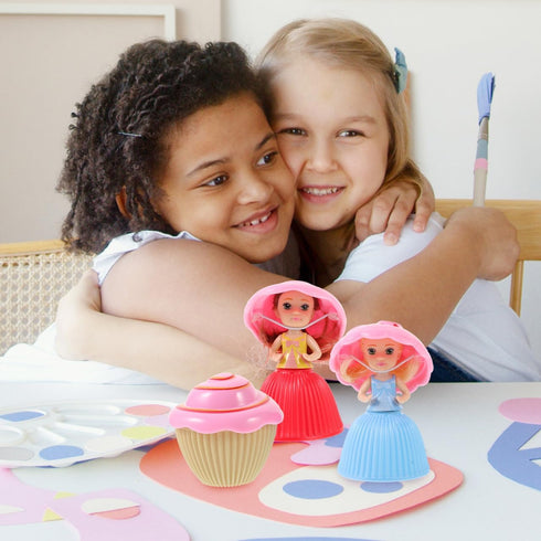 3pcs Cupcake Princess Doll Magic Toys for Baby Girls in Random Color
