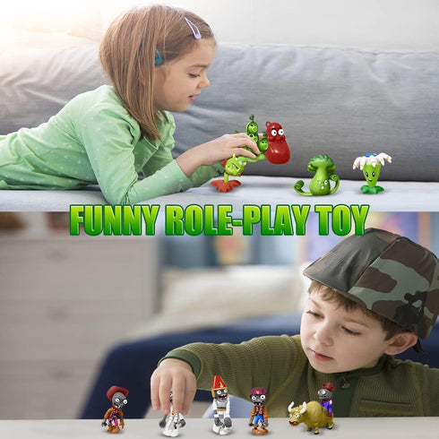 Action Figures Set, 10 Pieces Mini Figurines, PVC Toys for Kids and Fans, Ideal for Collection