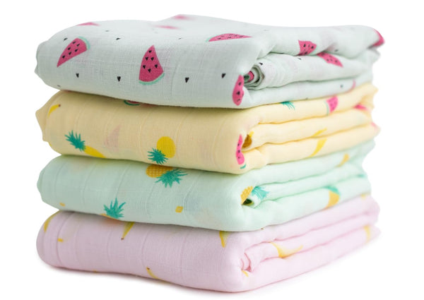 CuddleBug Swaddles for Newborns - 100% Muslin Cotton Baby Swaddle Blanket, Soft
