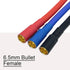 Nuofany 3pcs/Set 6.5MM 10AWG 10CM (6.5mm 6.5mm Bullet Male to Female ESC Extension Cable for RC Car Boat Brushless