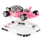 INFANS Foldable Baby Walker, 3 in 1 Toddler Activity Center Leaning-Seated Walk-Behind