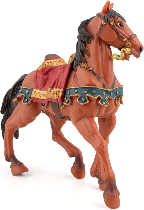 Papo Hand-Painted Figurine - Historical Caesar's Horse - 39805, Collectible for Children, Suitable for Boys and Girls