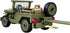 WW2 Set 325 WW2 Set General Jim's Landing Craft Higgins Boat Building Blocks Pieces with Military Jeep & Rotating