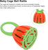 Healthy Oval Handle Baby Cage Bell Shaker Toy - Convenient and Detachable for Early Training
