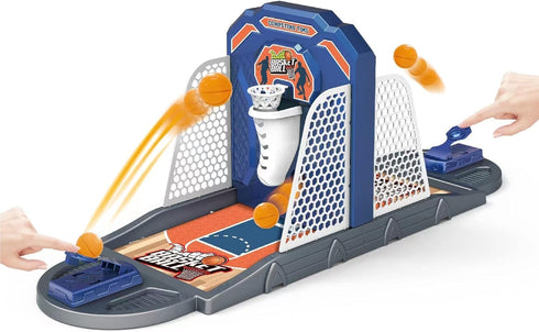 Basketball Shooting Game Toy, Desktop Table Basketball Games Set with Court, Move Basket, Light and Score Toy