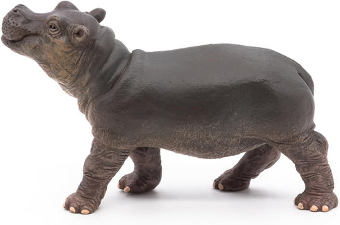 Papo Hand-Painted Wild Animal Kingdom Hippopotamus Calf Figurine 50052, Collectible for Children 3+