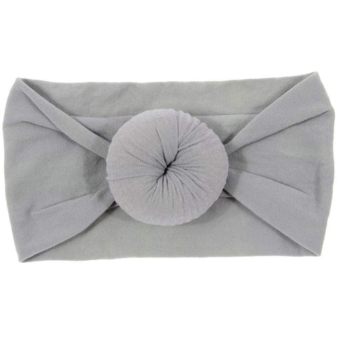 6 Pack Cute Toddler Baby Girls Soft Nylon Headwraps, Infant Knot Bow Headband Turban (Set 2)