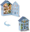 TuKIIE DIY Miniature Dollhouse Kit with Furniture, 1:32 Scale Creative Room Opened