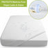 52 28 Vesta Baby Crib Mattress Protector - x Noiseless Waterproof Pad Cover - Absorbent Soft Jacquard Bamboo Rayon