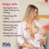 NatureBond Silicone Breast Pump with lid, Stopper, Strap, Pouch - 3.4oz 100ml Premium All-in-1 Set