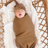 2Pack Set OWLOWLA Newborn Swaddle Blanket with Hat Baby Wrap Swaddle Receiving Blanket Boys Girls