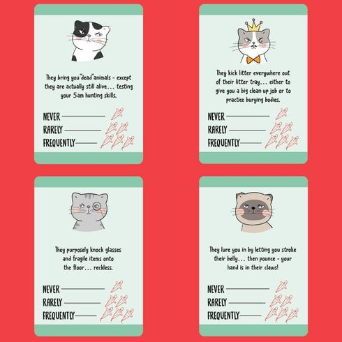 Boxer Gifts How to Tell If Your Cat is Trying to Kill You Card Game | Hilarious Gift for Friends