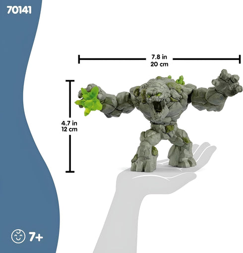 8" Set 7+ 70141 Schleich Eldrador Creatures - Stone Monster Toy with Crystal - Cool Movable Monster Action Figure
