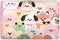 siphylline Cartoon Cute Animals Pink Extra Large Resuable Toddler Mattress Pads Waterproof Washable